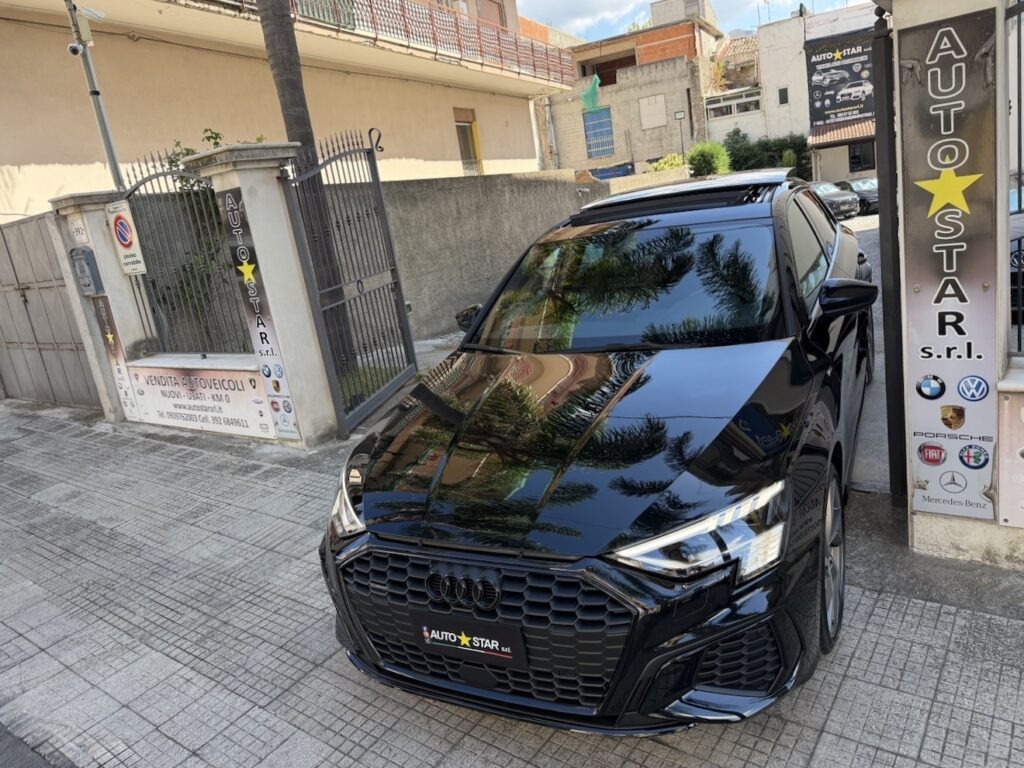 Audi A3 Sportback 40 TDI Quattro S-line edition Identity Black